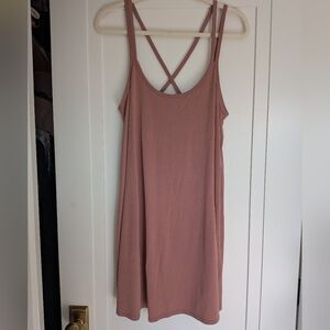 Lulu's Mauve Pink Shift Dress